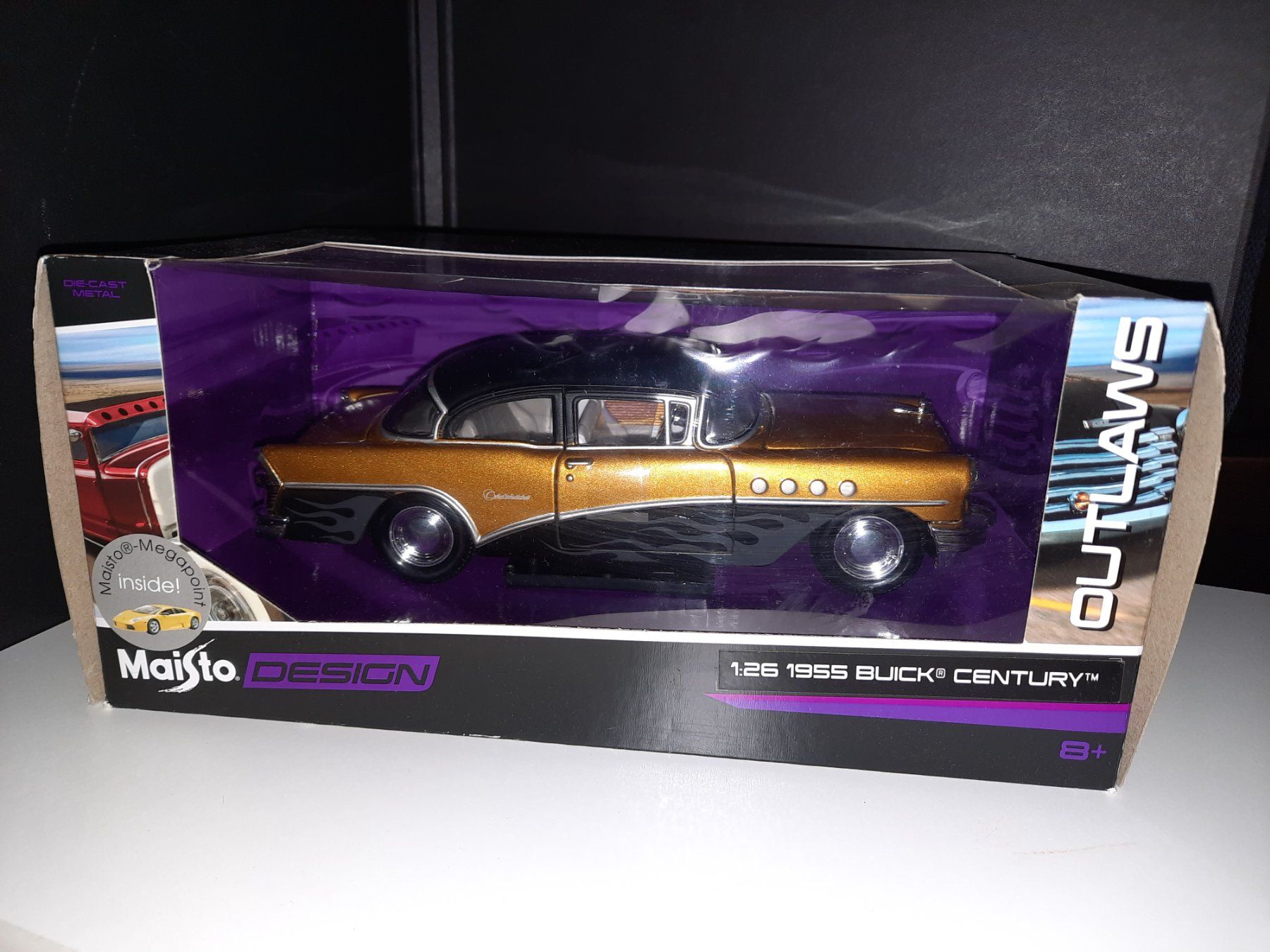 Maisto Modellini d'auto: BUICK CENTURY 1955 scala 1:26 – Nuovo e nell'imballaggio originale da Biasca venduto da Old_6blh