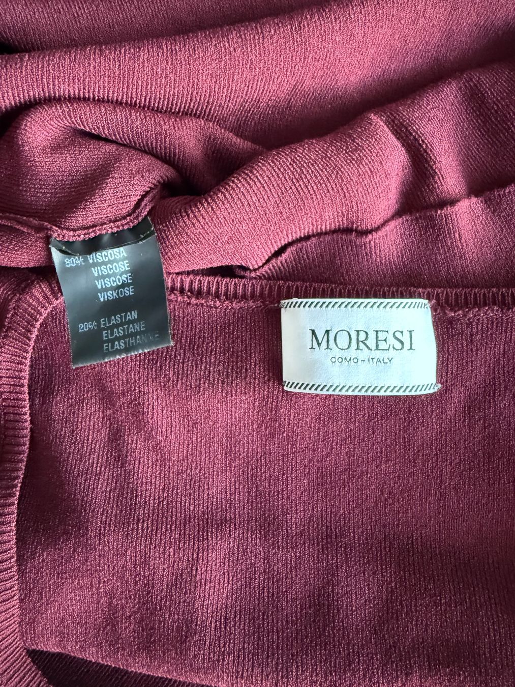Pullover & Sweatshirts: Moresi Strickpullover, Gr. 40 Bordeaux – Gebraucht aus Kilchberg ZH von Shiraz3 2