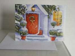 Besondere Weihnachtskarten (Doppelkarten und Kuverts)