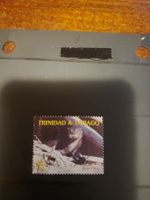Timbre Trinidad et Tobago - Loutre de rivière, rare!
