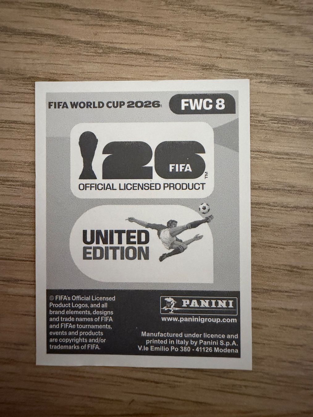 Panini Carte collezionabili: FIFA WM FWC 8 PANINI CANADA, USA, MEXICO – Nuovo e nell'imballaggio originale da Thun venduto da Surflife01 1