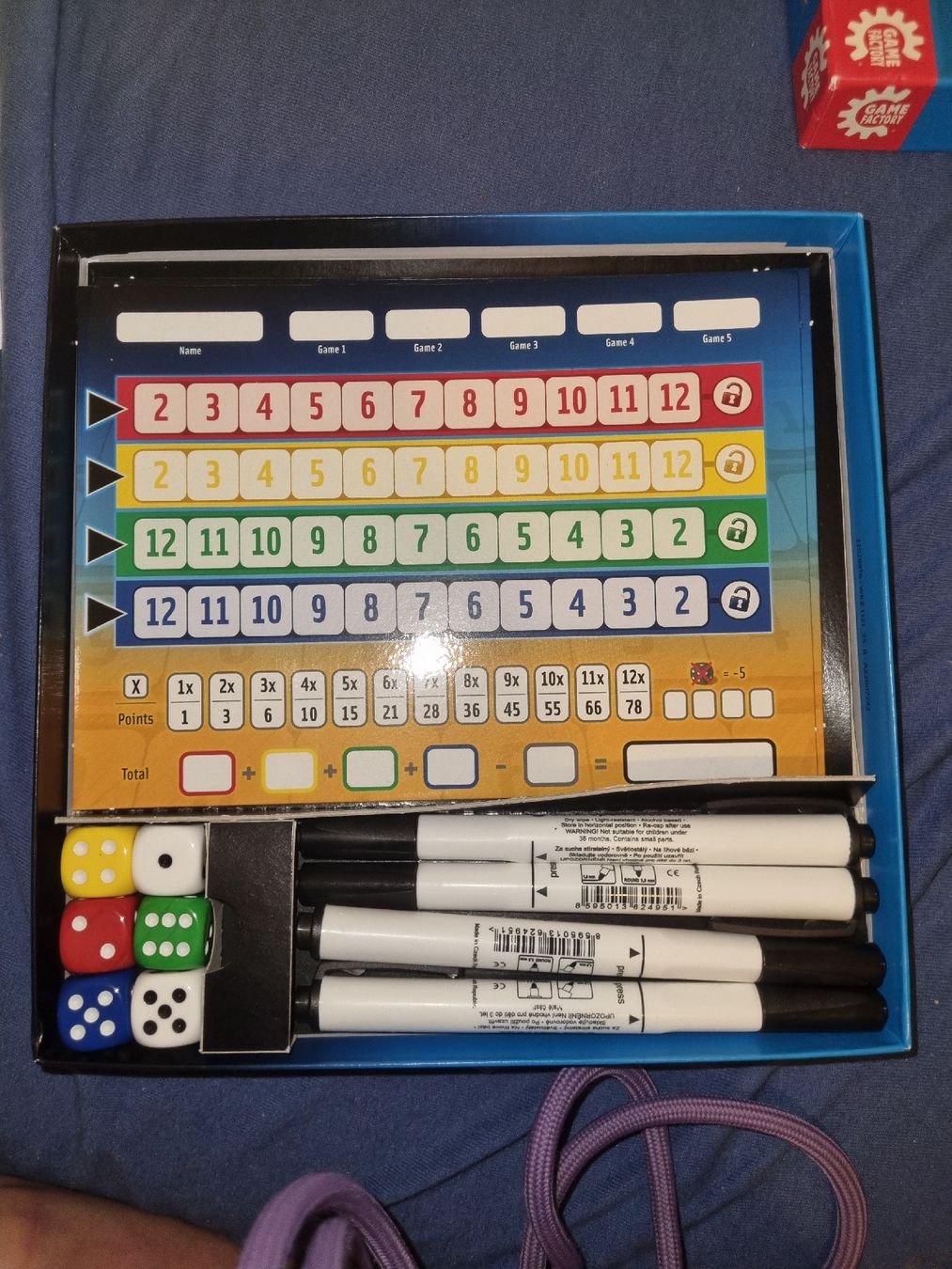 Giochi: Jeu de dés Qwixx Deluxe  – Usato da Fribourg venduto da jarmilka 2
