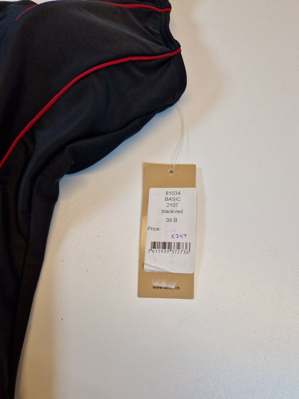 Lahco Costumi da bagno & Bikini: Badehose Damen 38B Lahco Basic Black Red / Rabatt 50% - 70%! – Nuovo e nell'imballaggio originale da Braunau venduto da Brand-Store 6