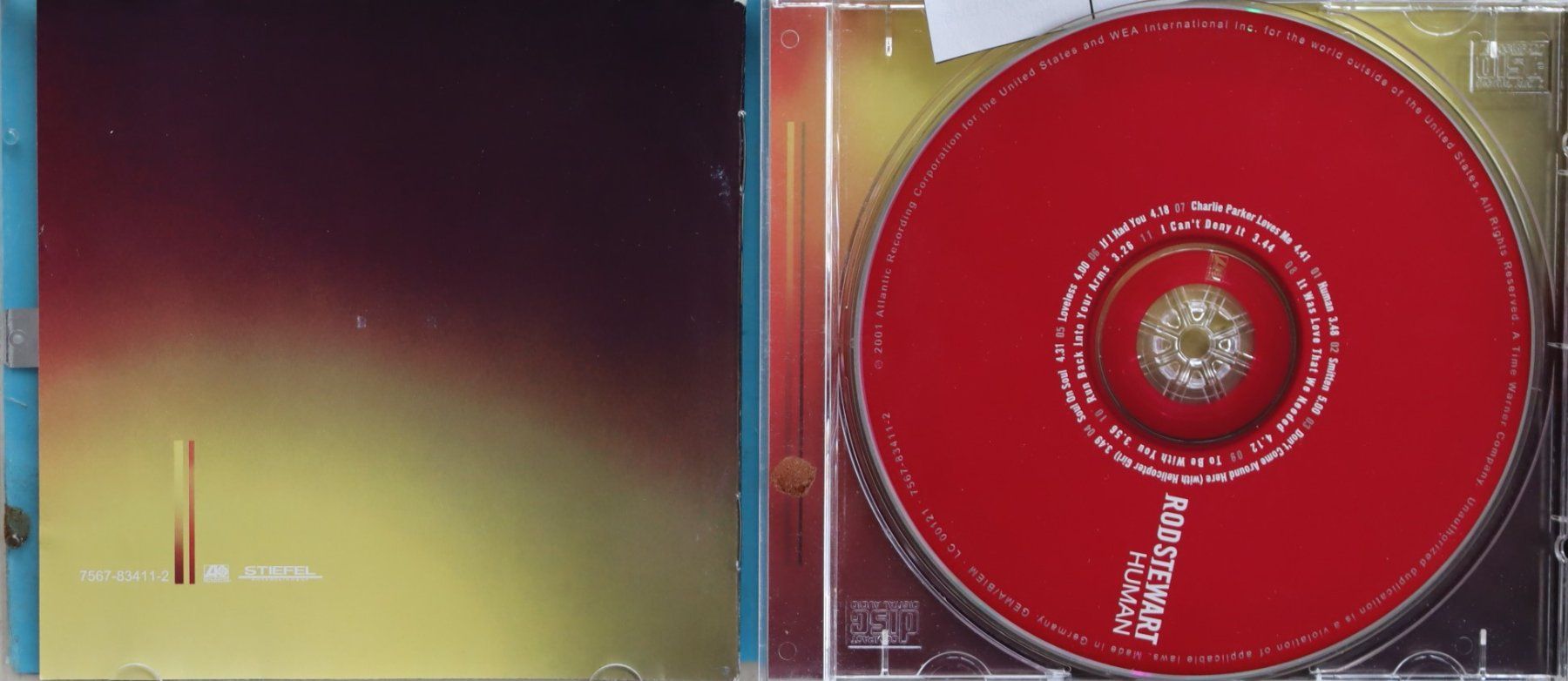 CD: Rod Stewart – Human – Usato da Luzern venduto da CONTENTI 1