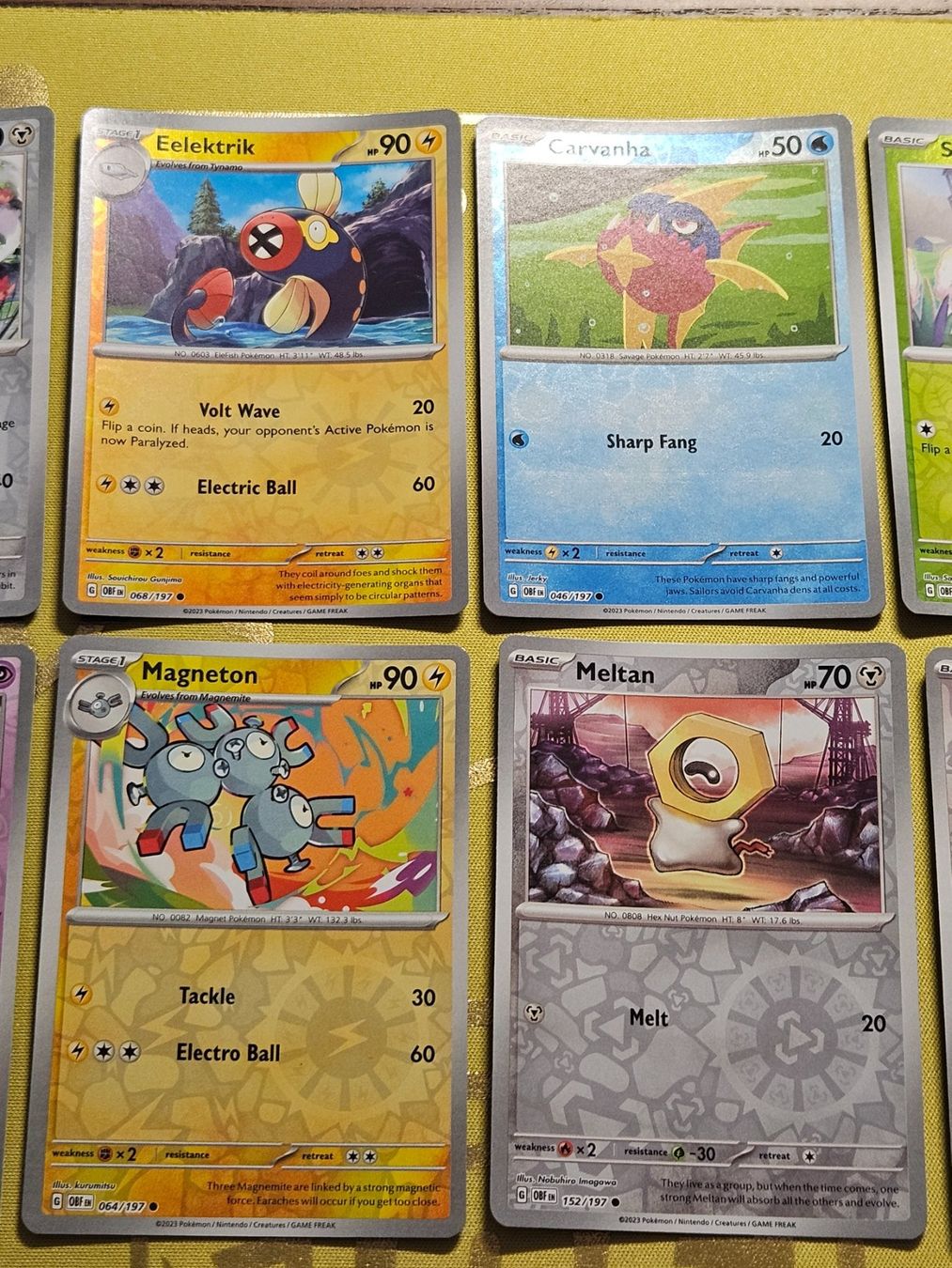 Pokémon Carte collezionabili: Obsidian Flames - 10 reverse cards EN – Usato da Bellinzona venduto da Pokemarco 2