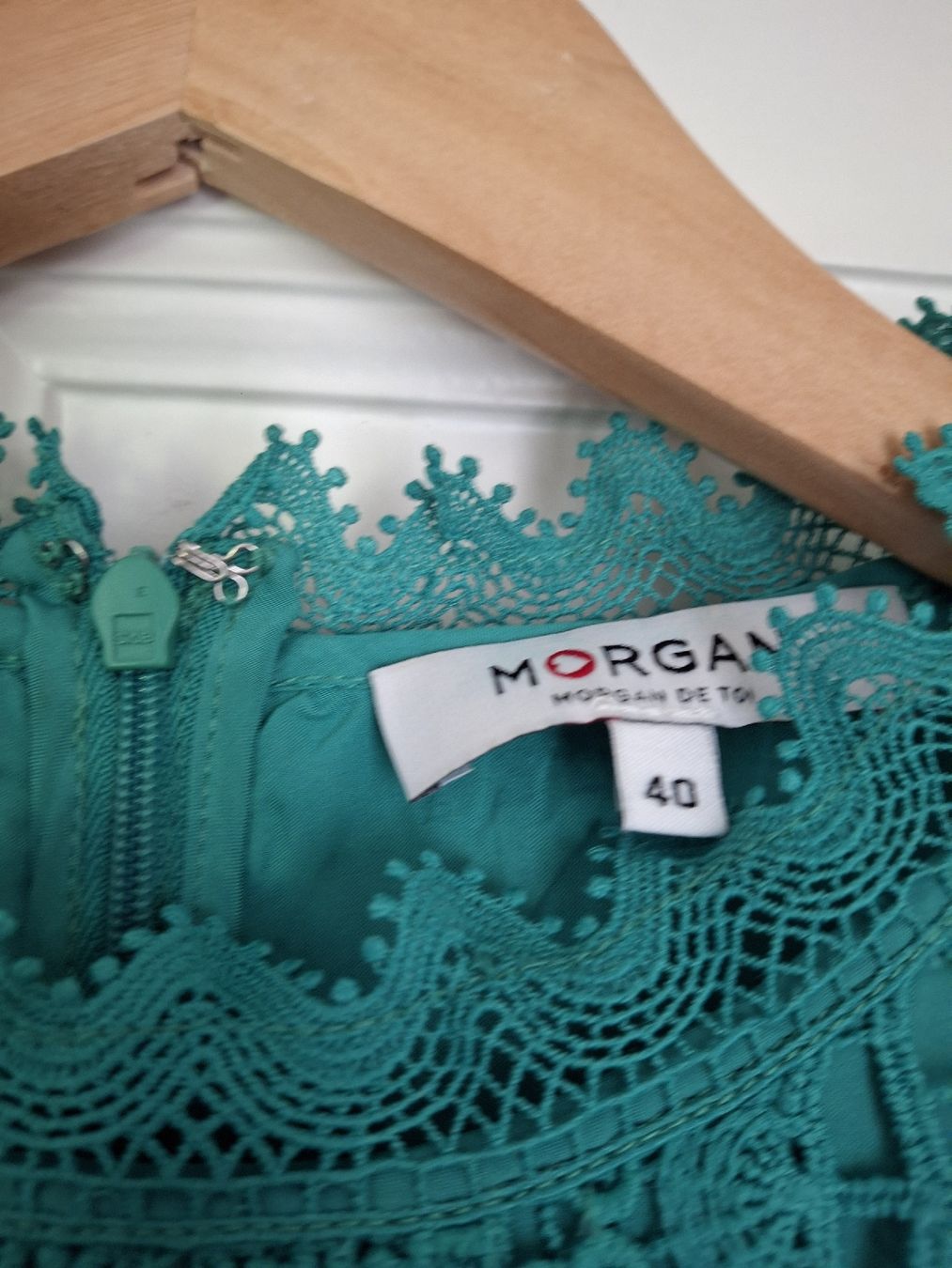 Morgan Vestiti: Robe Morgan T40 NEUVE couleur vert émeraude  – Nuovo (secondo la descrizione) da Lausanne venduto da Cognitia 1