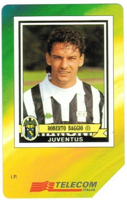 Sticker MERLIN CALCIO 1993 – Roberto Baggio Juventus #392 – Collector RARE