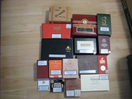 Mehrere Zigarrenkisten - Zigarrenboxen (leere)