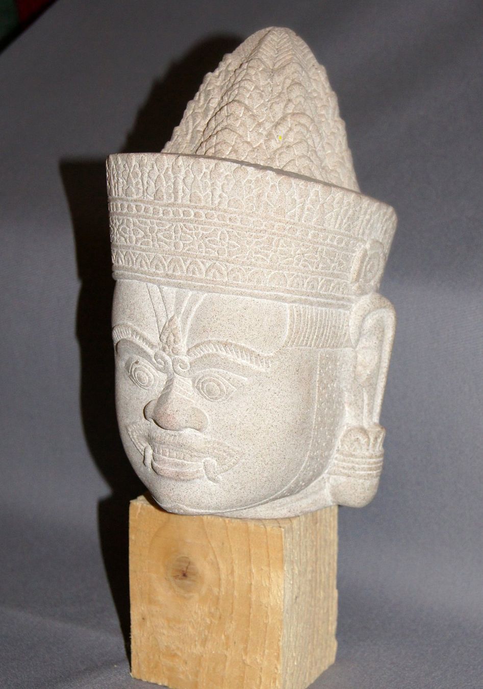 Skulpturen & Statuen: Wunderschöner Buddha-Kopf, Khmer – Gebraucht aus Geroldswil von ARTEFACTO 3