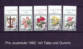 1982 PJ.Marken ET.Stempel +JUVEN Tabs