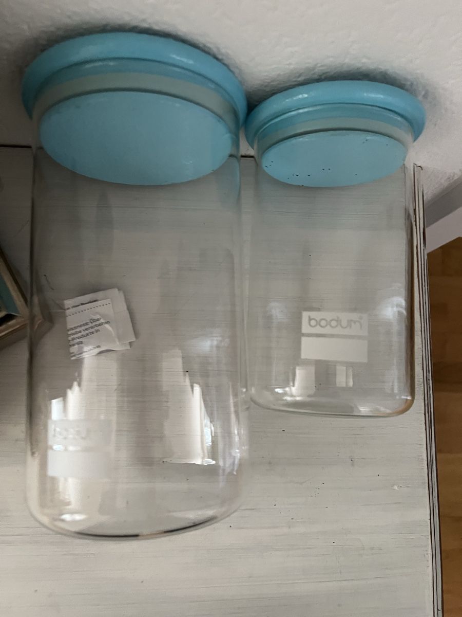 Bodum Verres: Vorratsgläser Bodum 2er Set mit Deckel hellblau  – D'occasion à Aarberg par Edelschungit 2