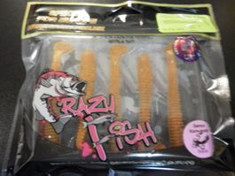 5 Vibro Worm Crazy Fish 7,5 cm col. 18