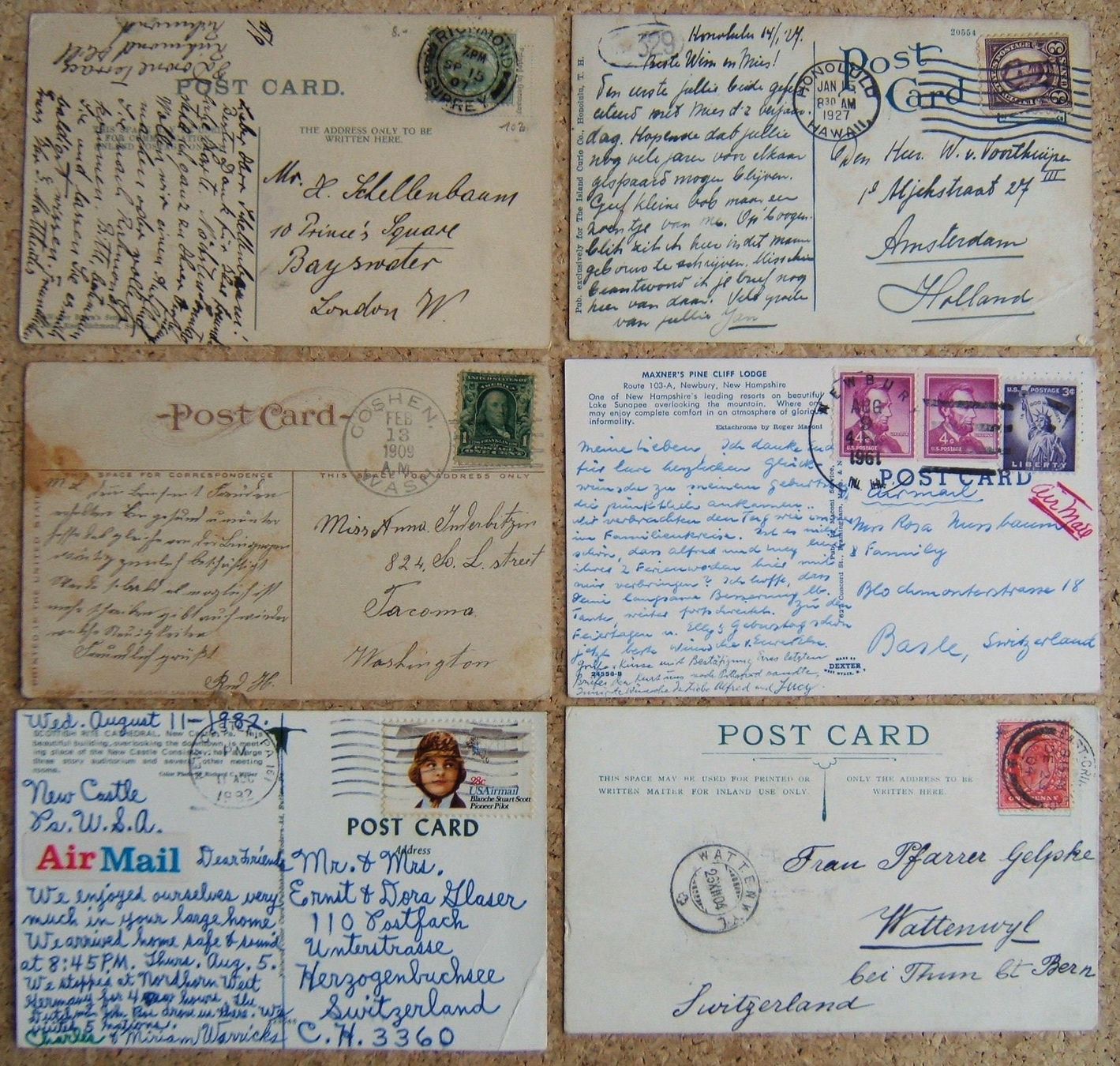 Cartes postales: USA LOT AK AB 1904 – D'occasion à Brunnen par Nonne04 1