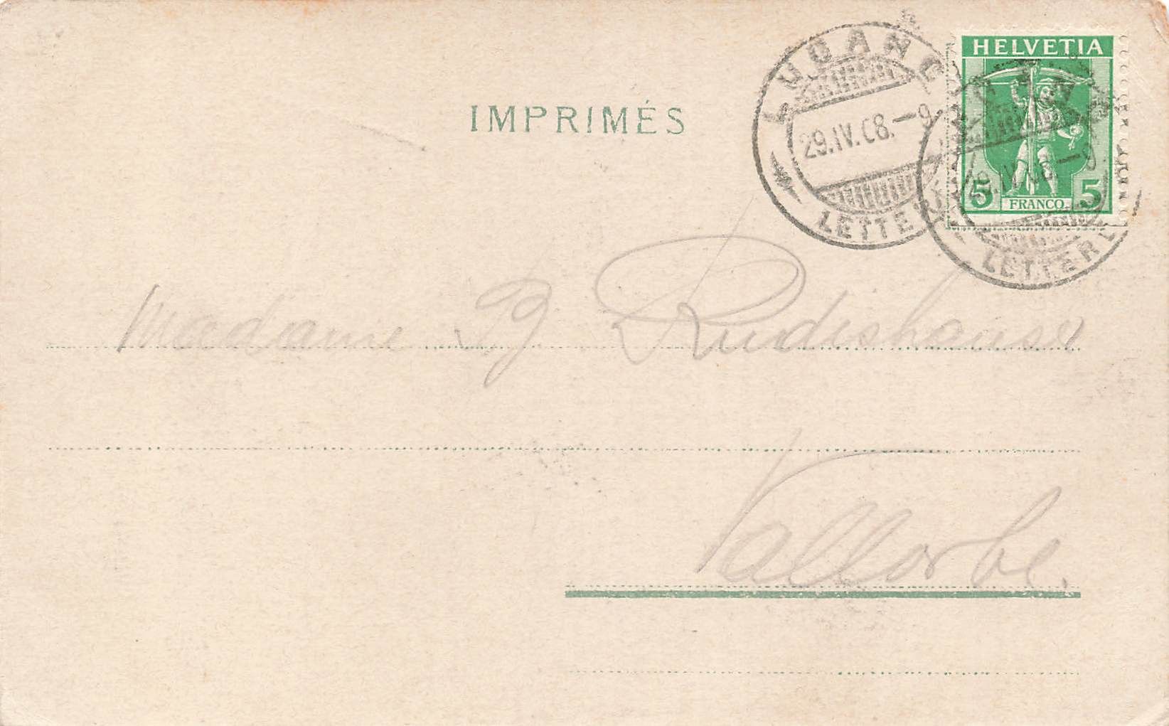 Cartoline postali: Lugano TI Eisenbahn stazione Bahnhof – Usato da Biasca venduto da Blenio71 1