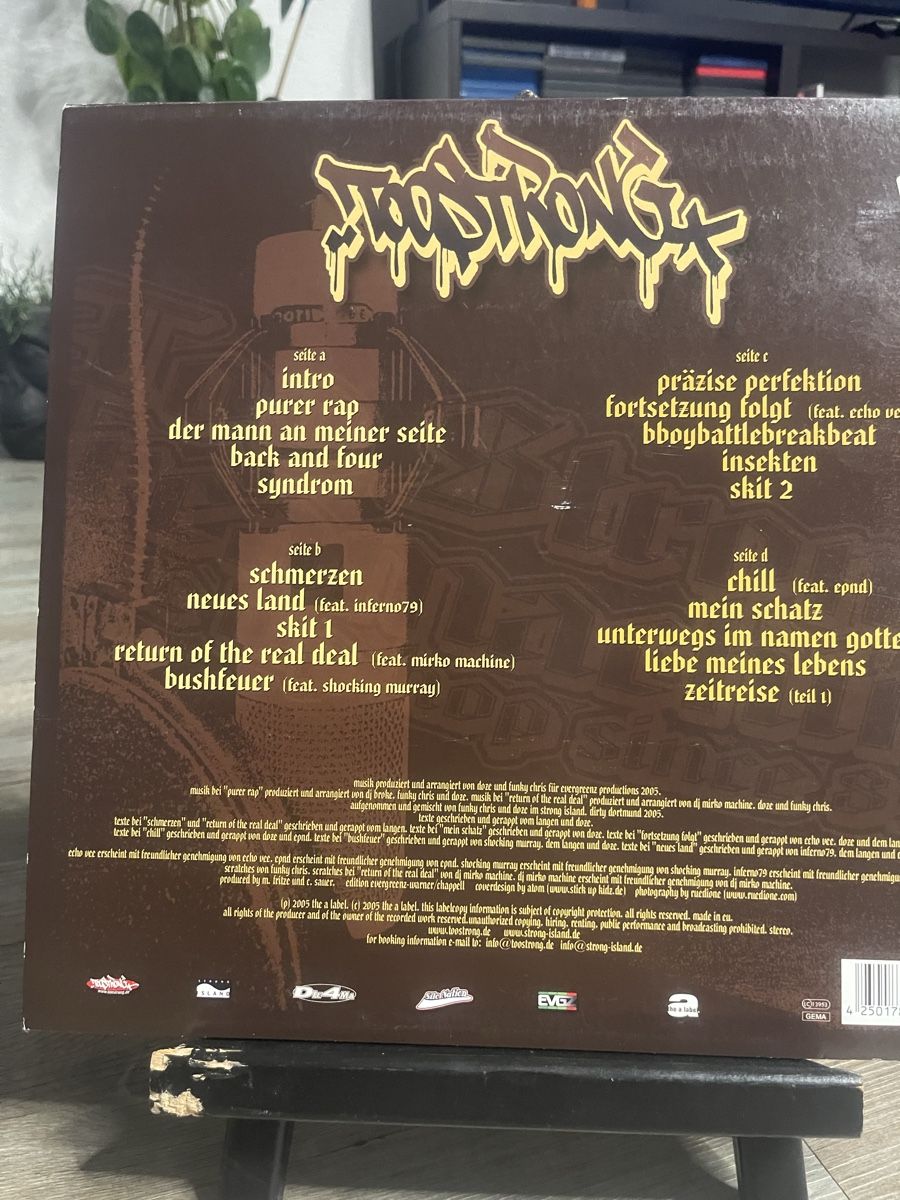 Dischi in vinile: Too Strong / Dreamachine true hiphop – Usato da Dagmersellen venduto da stonefinger 1