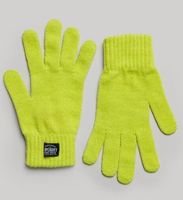 NEU - SUPERDRY Handschuhe - S/M - Knitted Gloves - Neon-Gelb