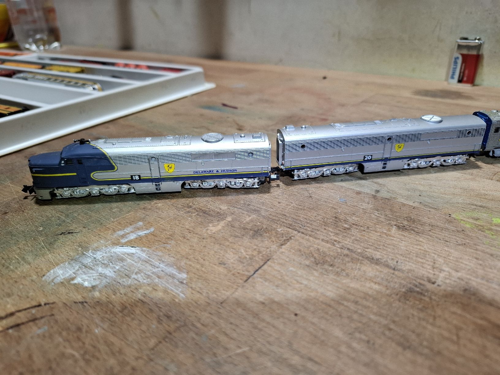 Modelleisenbahnen: Spur N Zug-Kombi Delaware & Hudson – Gebraucht aus Flaach von maniv6 1