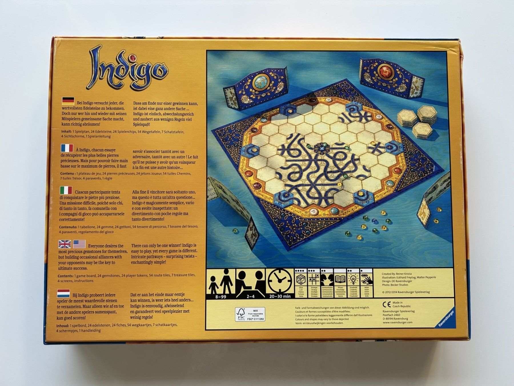 Ravensburger Giochi: Brettspiel "Indigo" - Ravensburger – Nuovo (secondo la descrizione) da Baar venduto da WhatTheFunk01 1