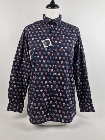 Coton Doux Kinderhemd Totenkopf 164 (14 J.)