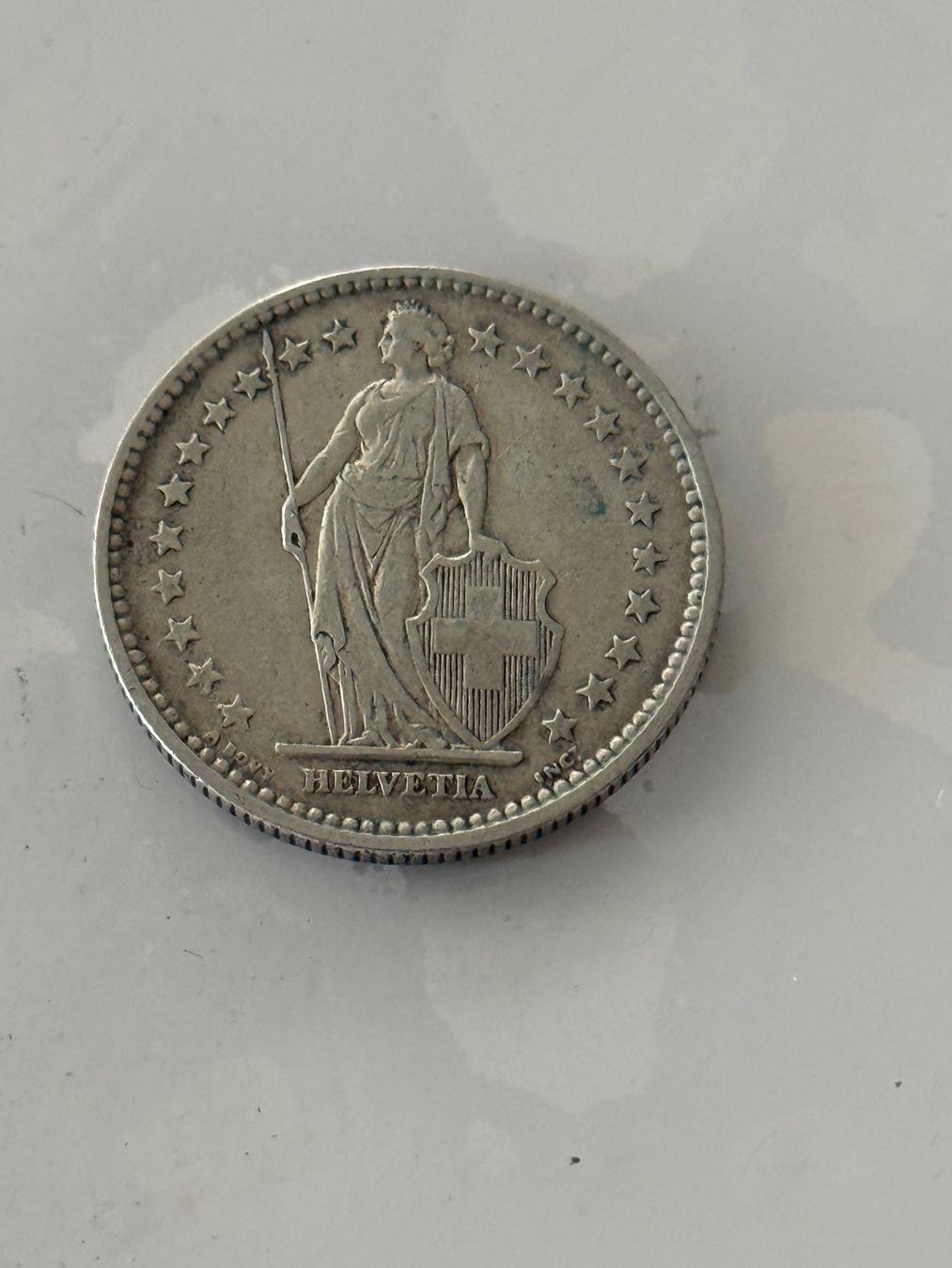 Tutti le monete: 2 Franken 1909  Rar – Usato da Wallisellen venduto da SWISS_SILVER1