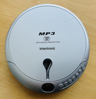 Intertronic CD-Player ITR CD-1 MP3 silber anti-shock