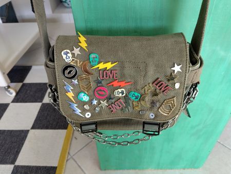 Sac bandoulière de luxe Zadig & Voltaire, comme neuf
