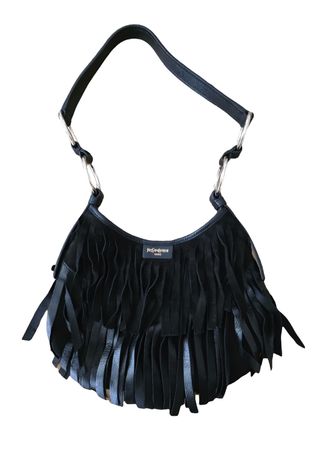 YSL Handtasche Damen echtes Leder in Schwarz