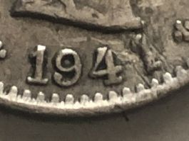 5 Rp.1941 nicht magnetisch, vermtl. von 4 auf 1 abgeändert