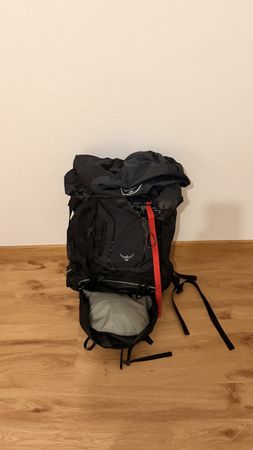 Sac dos Osprey kestrel 52 noir taille M bon état