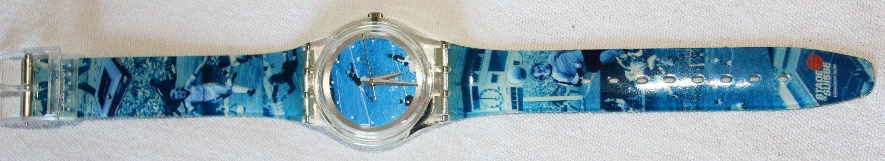 Swatch Orologi: Schwatch YB-Bern Stadion-Eröffung 2005 – Nuovo e nell'imballaggio originale da Oberwil BL venduto da NTS-TopShop