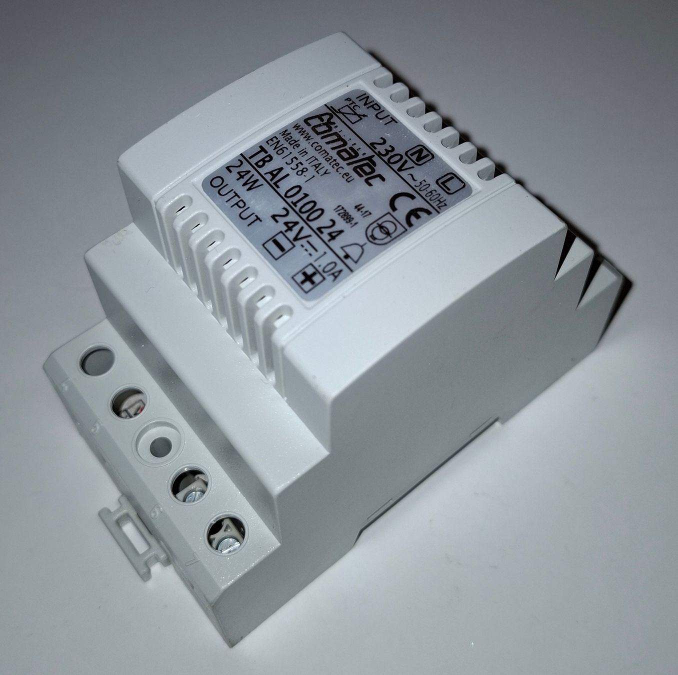 Componenti elettronici: Comatec EB/AP-Sonnerietransformator 230VAC/24VDC 24VA – Usato da St. Gallen venduto da WWL