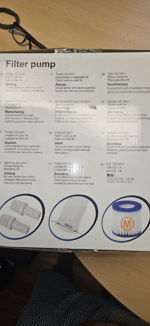 Riscaldamento: Filter Pumpe Pool 2006L/h – Nuovo e nell'imballaggio originale da Lengnau AG venduto da Pierpaolo1 1