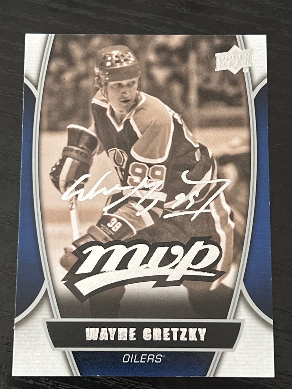 Wayne Gretzky MVP Edmonton Oilers Silver Script 99 Great One (Gebraucht ...