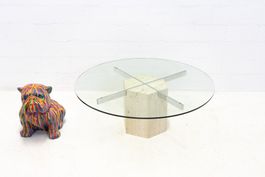 Couchtisch Travertin Glas - Lieferung möglich