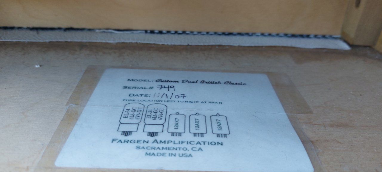 Amplificatori: Fargen Dual British Classic – Usato da Barbengo venduto da TetoC80 2