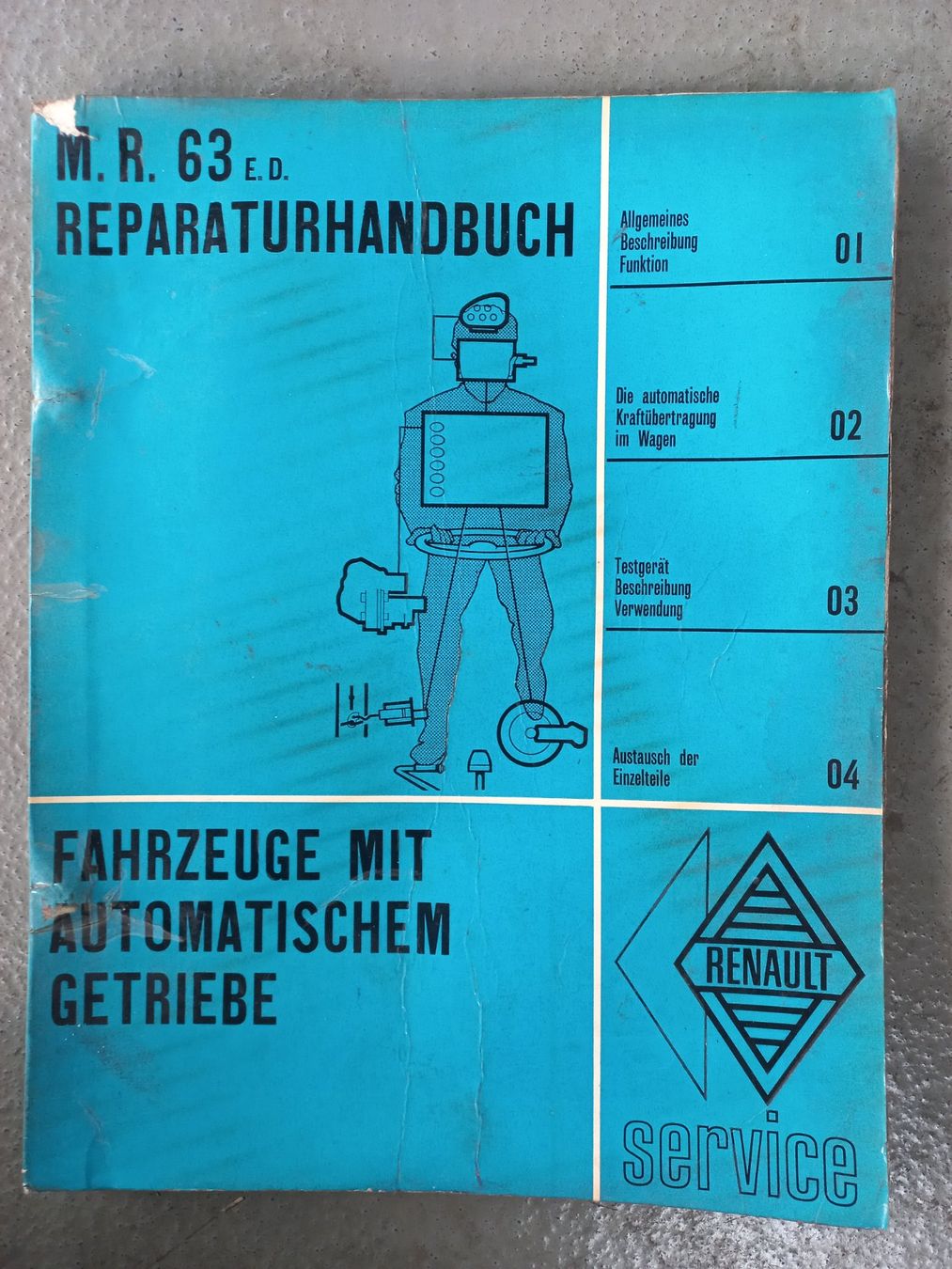 Libri: Oldtimer Renault Werkstatthandbuch M.R.63 Automatik Getriebe – Usato da CH - DULLIKEN venduto da swissclassicparts