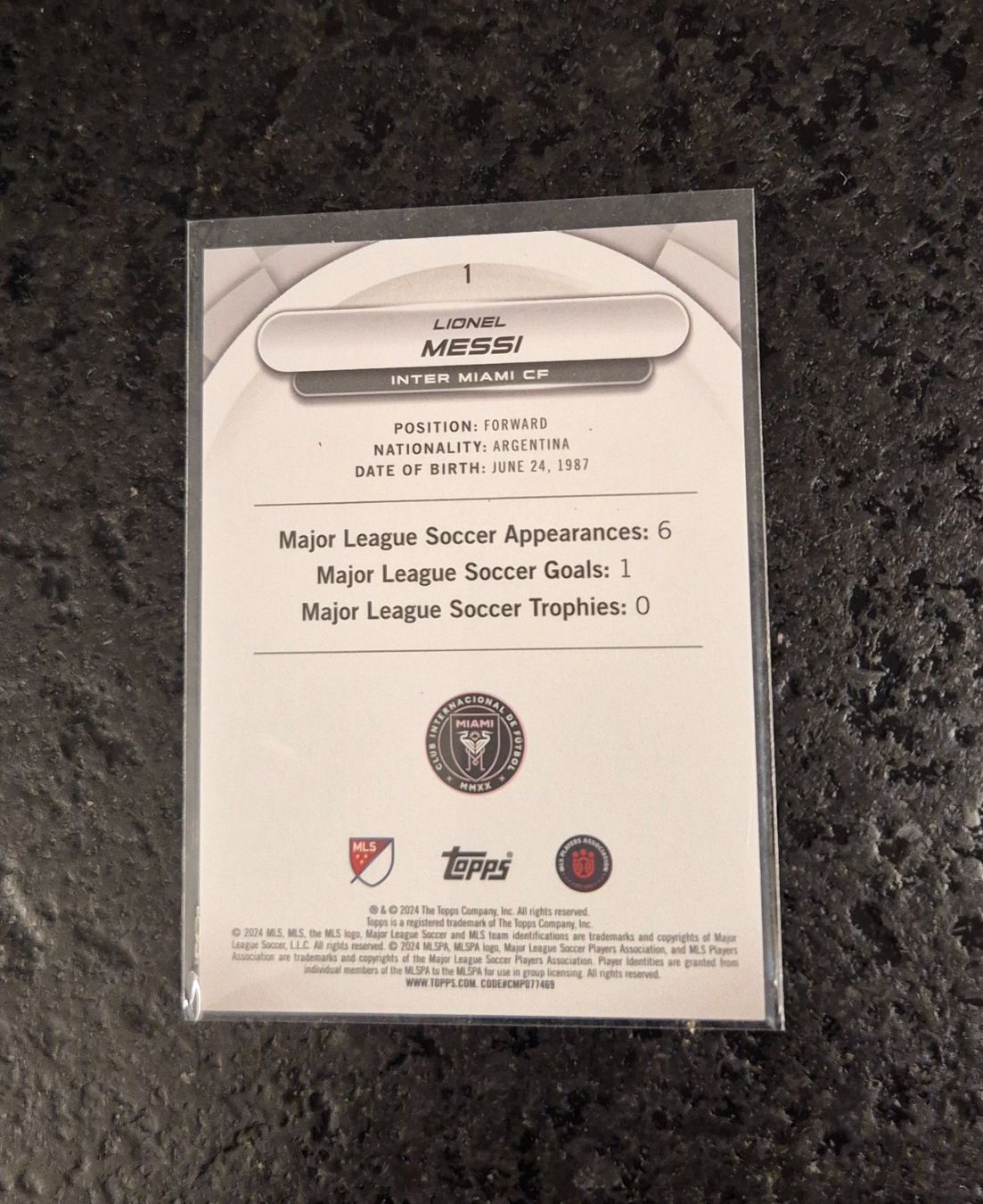 Topps Carte collezionabili: Lionel Messi - Inter Miami - Topps – Nuovo (secondo la descrizione) da Burg AG venduto da Danoe 1