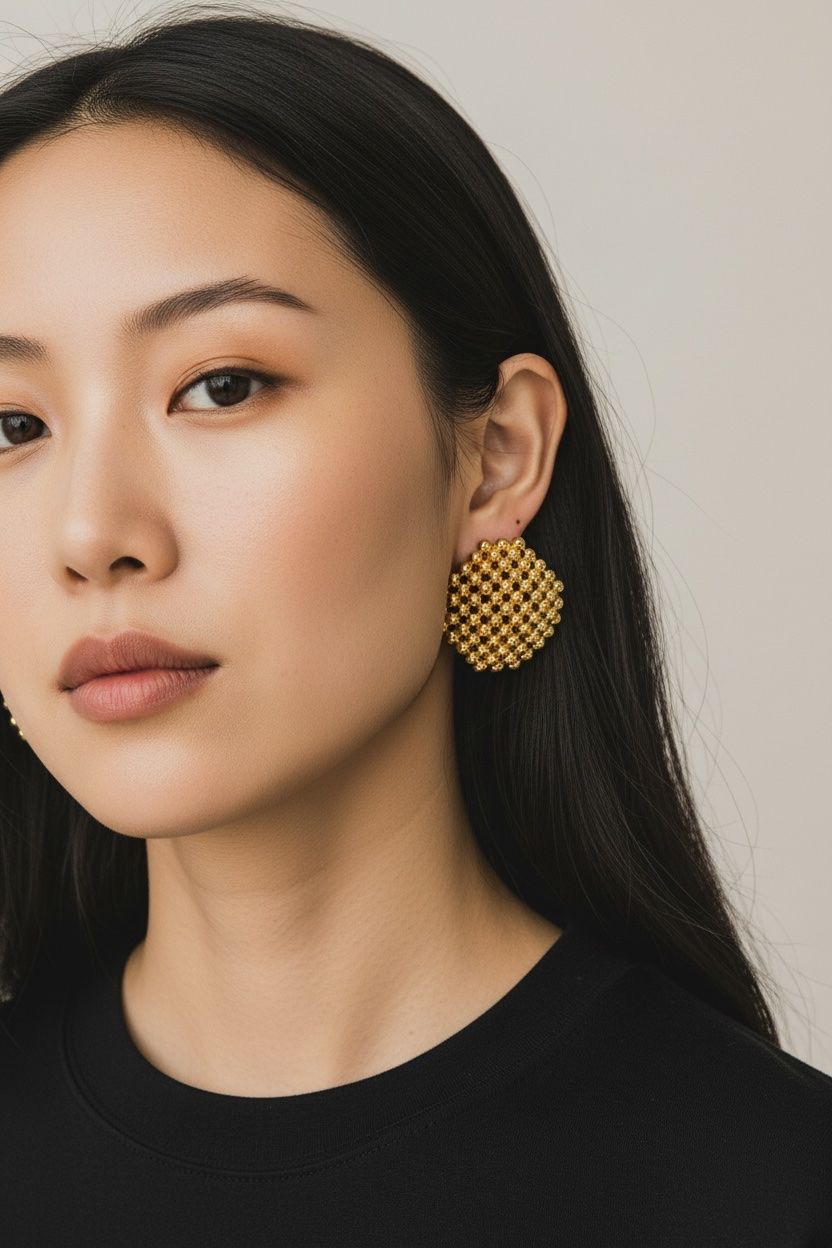 Dior Orecchini pendenti & Orecchini a lobo: Christian Dior Ohrclips rund – Usato da Binningen venduto da Designerlabels