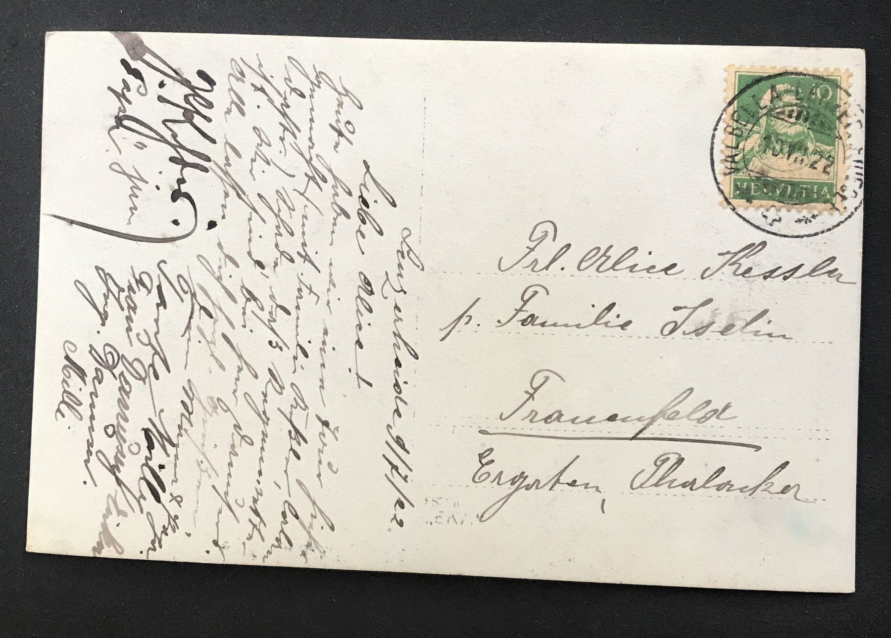 Cartoline postali: ANTIKE ANSICHTSKARTE FERIENKOLONIE VALBELLA – Usato da Ostermundigen venduto da wini63 1