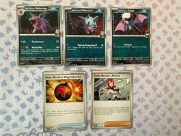 Diverse Pokemon Karten - Ewige Rivalen