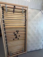 2 Lotus Taschenfederkern Matratzen mit Lattenrost 90 x 200