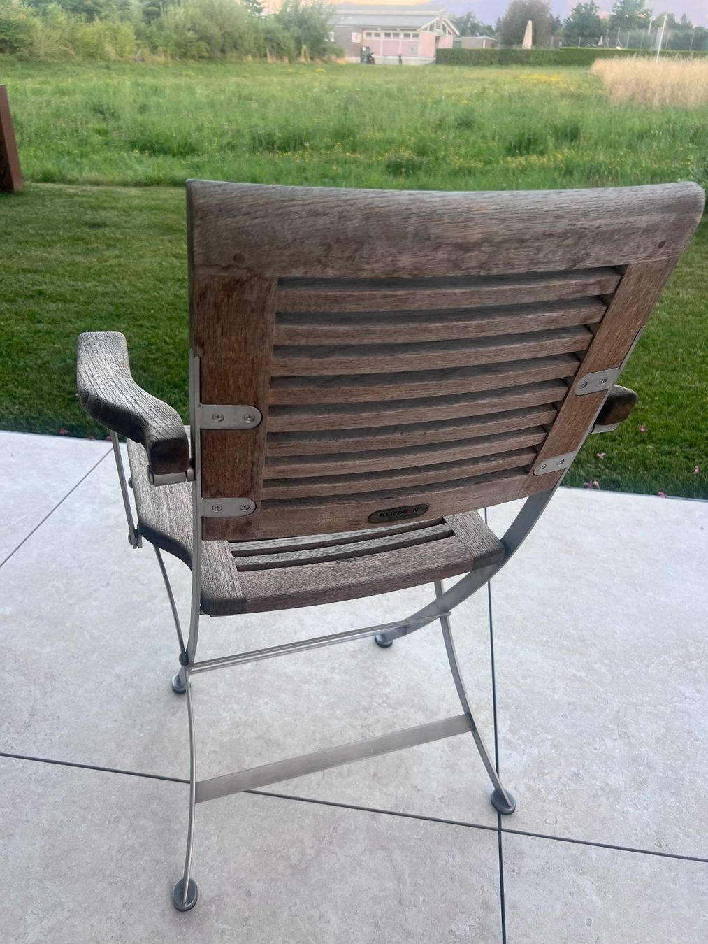 Tischset: Kircodan Teakholz Outdoormöbel Espresso Design Arne Vodder – Gebraucht aus Cham von lonzi67 5