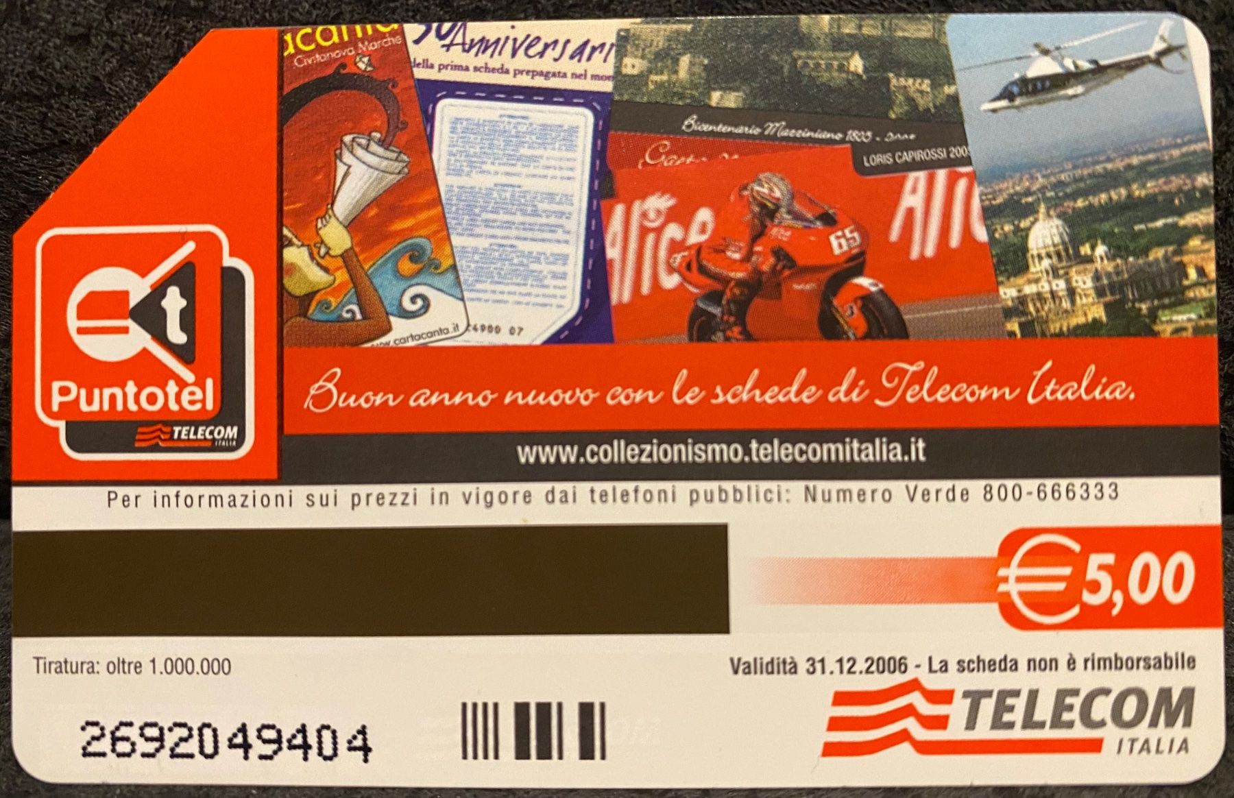 Schede telefoniche: Telecom Italia – Usato da Lausanne venduto da babacard10 1
