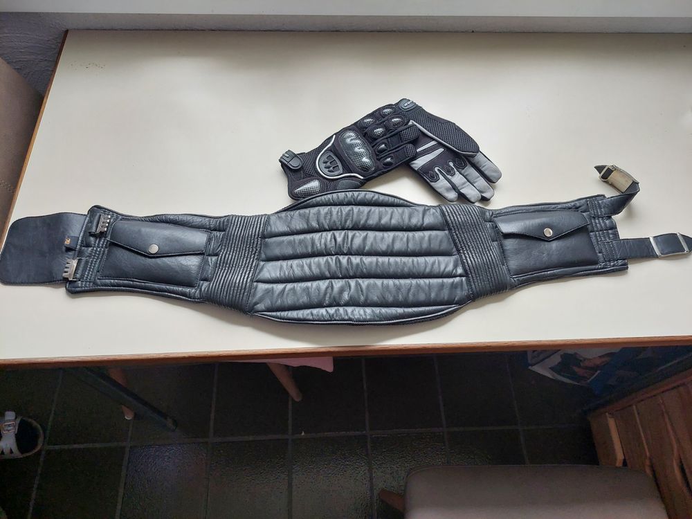 TOROGA Motorradhandschuhe Sommer - Ziegenleder Mit Touchscreen