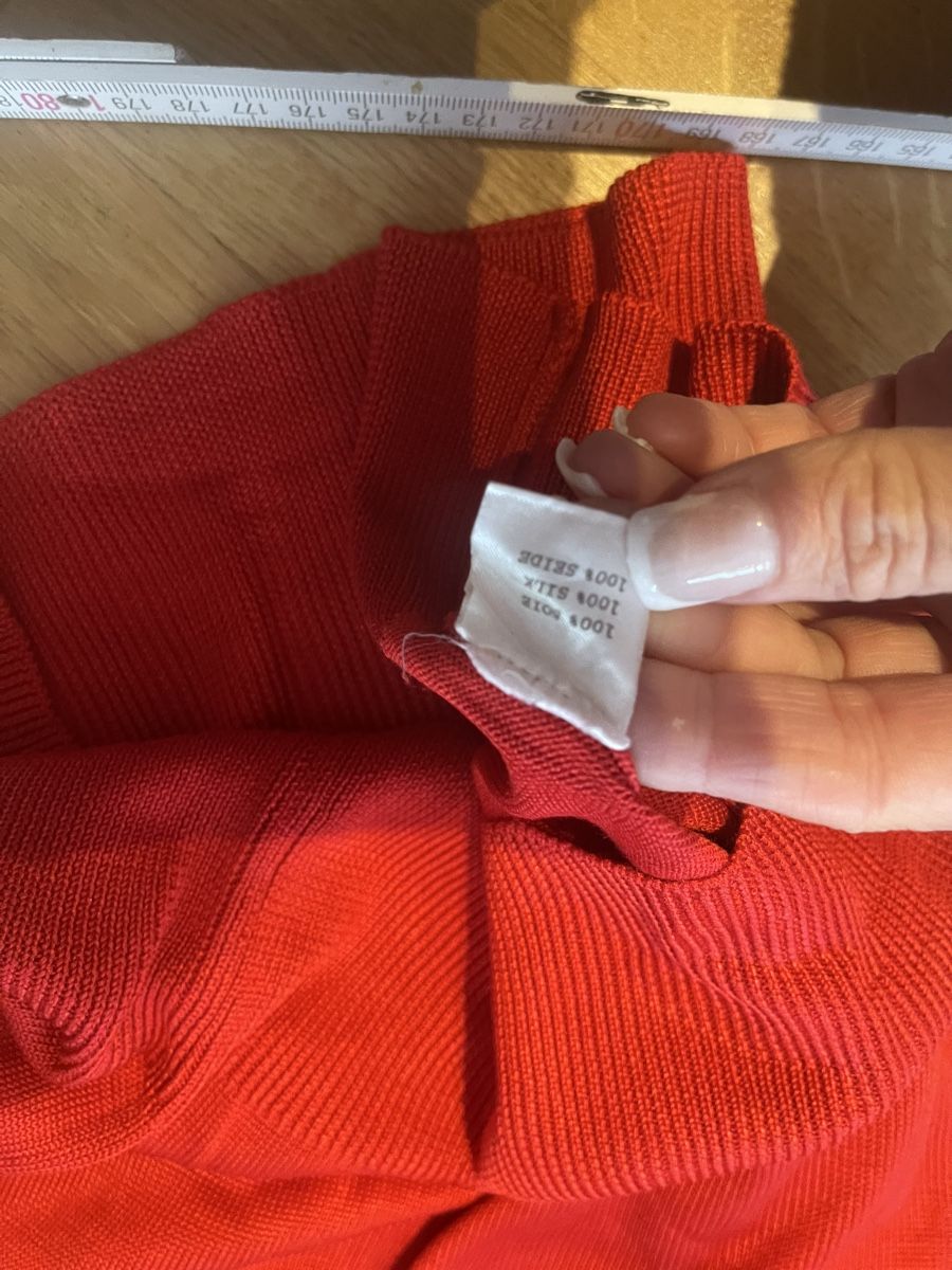 Pullover & Sweatshirts: Pullover Roter Seidenpullover – Gebraucht aus Rüschlikon von Lajniii 6