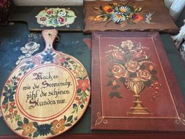 Konvult Volkskunst auf Holz