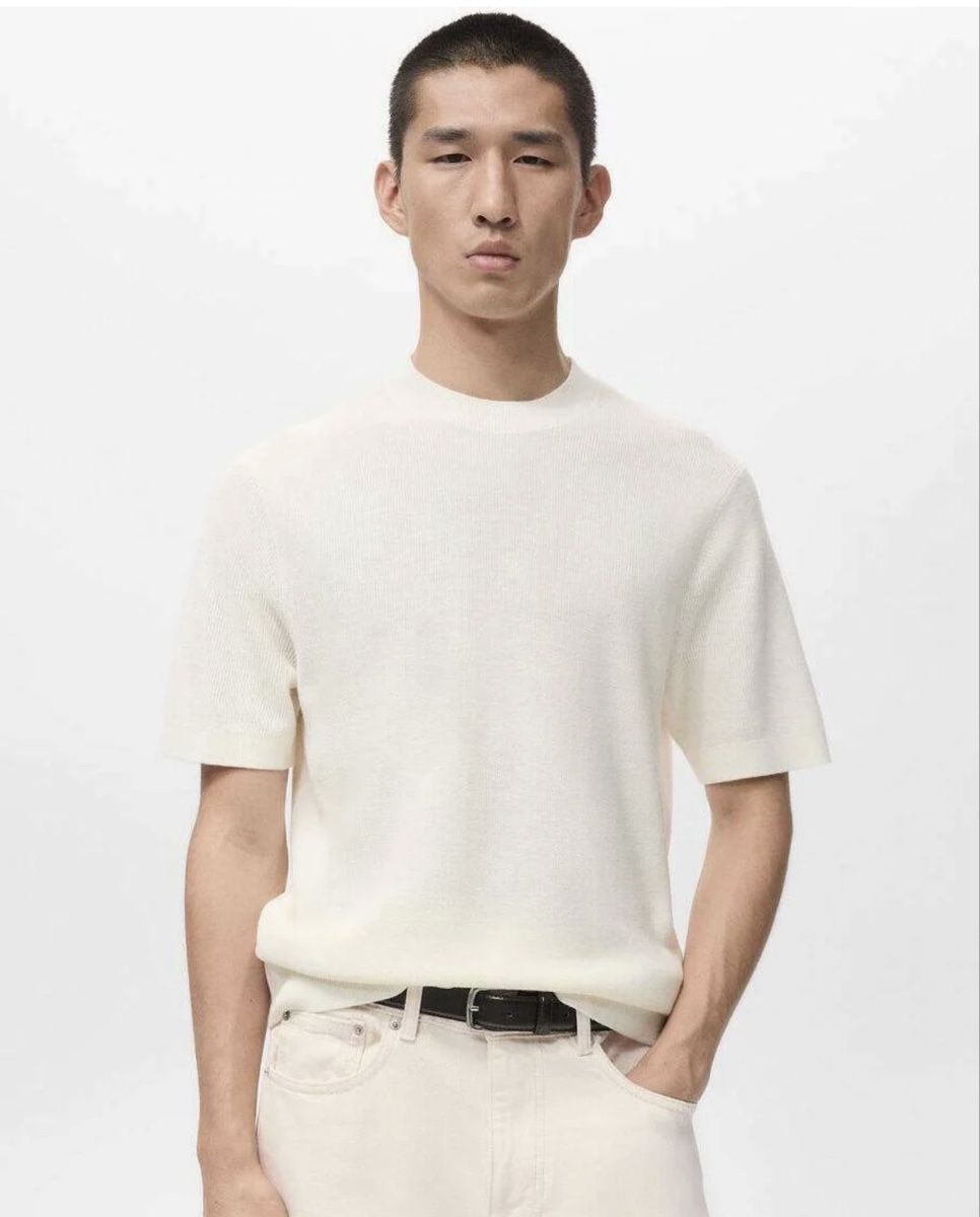 Mango T-shirt: Mango T-Shirt Basic Off White – Nuovo (secondo la descrizione) da Chur venduto da dajan.17 3