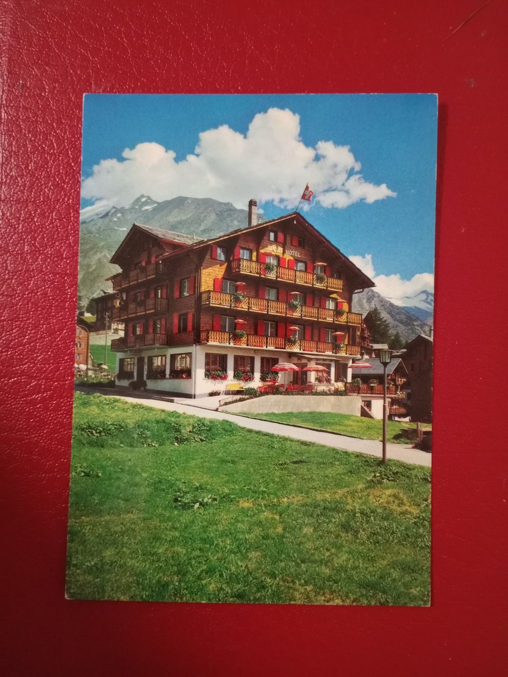 Ansichtskarten: Saas-Fee Wallis Sporthotel – Gebraucht aus Küttigen von Melisch1000