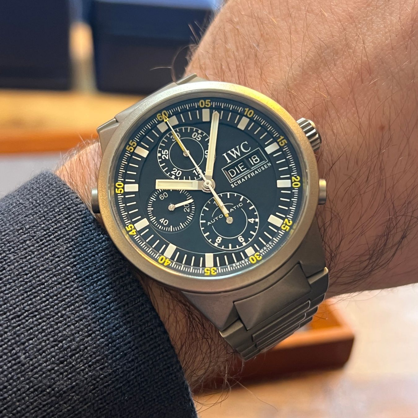IWC Montres: IWC GST Automatic Chronograph IW371501 – D'occasion à Carouge GE par Watchaser 3