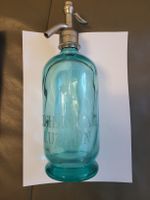 antike Soda Flasche blau Glas Eichhof AG Luzern